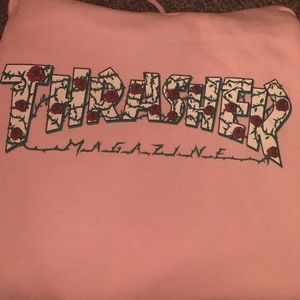 Small thrasher hoodie